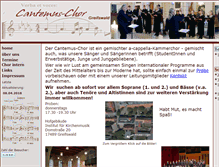 Tablet Screenshot of cantemus-chor.de